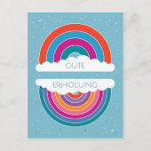 Gute Erholung Postkarte (Vorderseite)