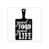 Gute Ernährung Gummistempel (Prägung)