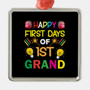 Gute ersten Tage des 1. Grand Ornament Aus Metall