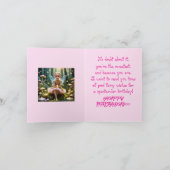 GUTE FAIRY WISHES BIRTHDAY CARD DANKESKARTE (Innenseite)