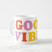 Gute Farbbilder, moderne Typografie-Tasse Kaffeetasse (Vorderseite Links)