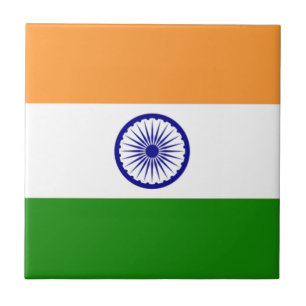 Gute Farbe Indische Flagge "Tiranga" Fliese