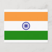Gute Farbe Indische Flagge "Tiranga" Postkarte (Vorderseite)
