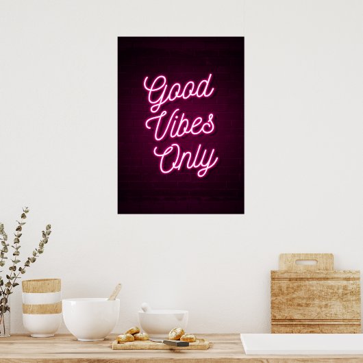 Gute Farben (nur rosa) Poster (Küche)