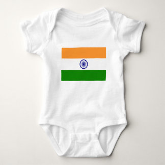Gute Farbindische Flagge "Tiranga " Baby Strampler