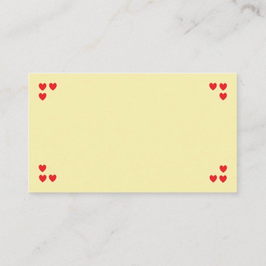 Güte-Fee-Karten Visitenkarte (Rückseite)