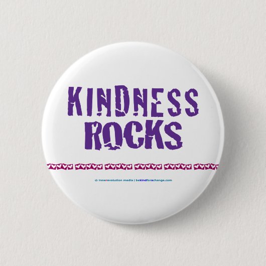 Güte-Felsen-Knopf Button (Vorderseite)