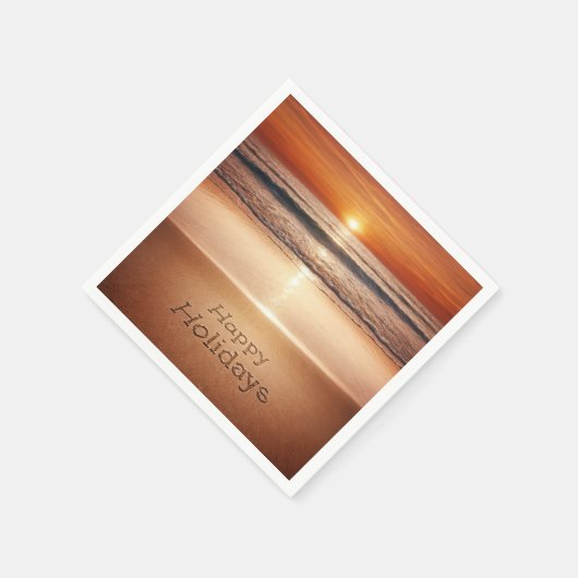 Gute Ferien am Strand Sand Serviette (Ecke)