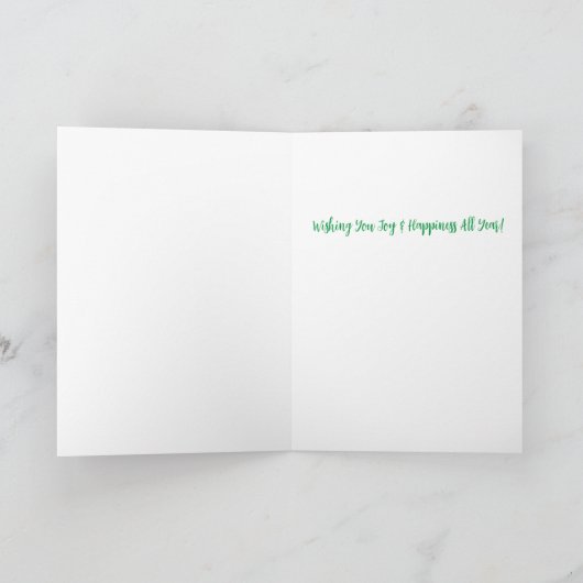 Gute Ferien! Anpassbare Karte (Innenseite)