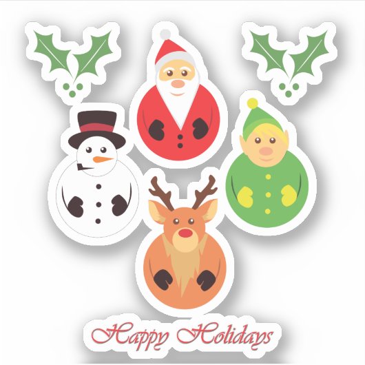 Gute Ferien! Aufkleber (Vorderseite)