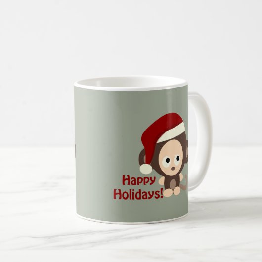 Gute Ferien! Baby Monkey Kaffeetasse (VorderseiteRechts)