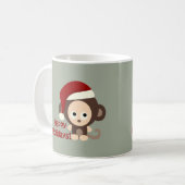 Gute Ferien! Baby Monkey Kaffeetasse (Vorderseite Links)