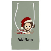 Gute Ferien! Baby Monkey Kleine Geschenktüte (Vorderseite)