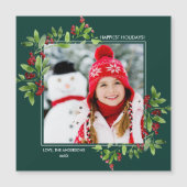 Gute Ferien. Benutzerdefinierte Magnetfotokarten Magnetkarte (Vorderseite)