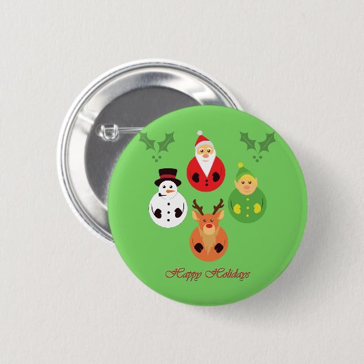 Gute Ferien! Button (Vorne & Hinten)