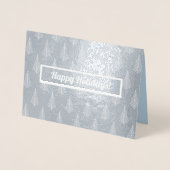 Gute Ferien. Christmas Luxury Real Folienkarte (Vorderseite)