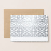 Gute Ferien. Custom Foto Luxury Folienkarte (Rückseite mit Umschlag)