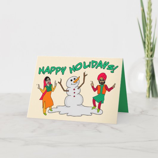 Gute Ferien! Feiertagskarte (Vorderseite)