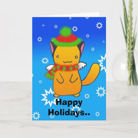 Gute Ferien. Feiertagskarte (Vorderseite)