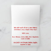 Gute Ferien! Feiertagskarte (Innenseite)