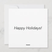 Gute Ferien! Feiertagskarte (Rückseite)