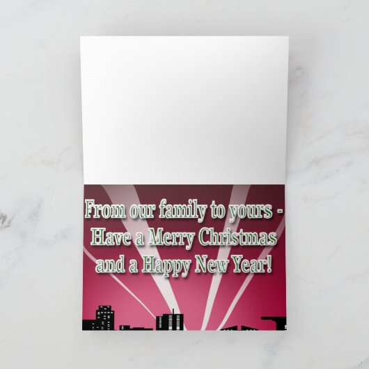 Gute Ferien! Feiertagskarte (Innenseite)