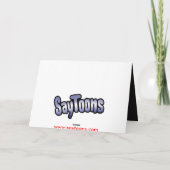 Gute Ferien! Feiertagskarte (Rückseite)