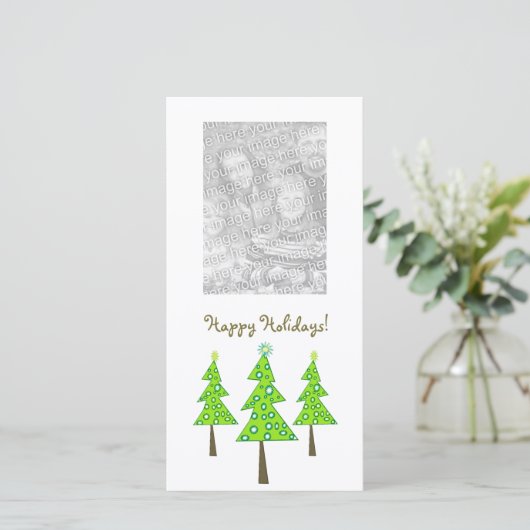 Gute Ferien! Feiertagskarte (Stehend Vorderseite)