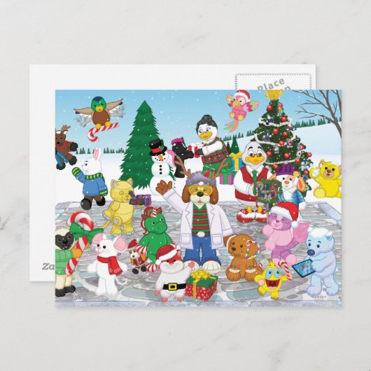 Gute Ferien! Feiertagspostkarte (Vorne/Hinten)