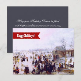 Gute Ferien. Fine Art Christmas Card Feiertagspostkarte