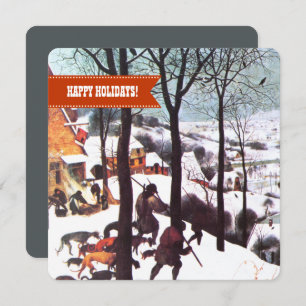 Gute Ferien. Fine Art Christmas Feiertagskarte