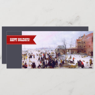 Gute Ferien. Fine Art Christmas Grußkarten Feiertagskarte