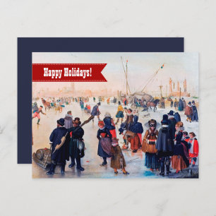 Gute Ferien. Fine Art Custom Christmas Card Feiertagspostkarte