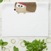 Gute Ferien! Igel Elf Geschirrtuch (Gefaltet)