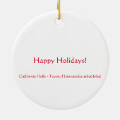 Gute Ferien! Keramik Ornament (Hinten)