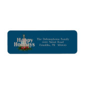 Gute Ferien klare Kerze (Vorne)