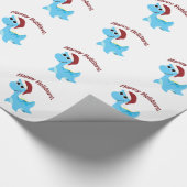 Gute Ferien! Niedlich Nessie Geschenkpapier (Ecke)
