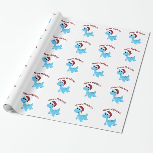 Gute Ferien! Niedlich Nessie Geschenkpapier (Ungerollt)