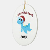 Gute Ferien! Niedlich Nessie Keramikornament (Links)