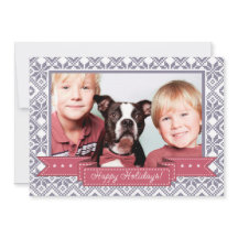 Gute Ferien. Nordic Snowflake Pattern Foto