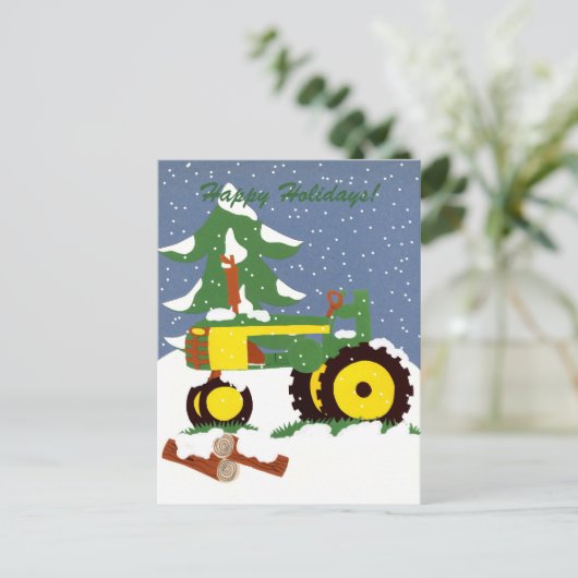 Gute Ferien! Postkarte (Stehend Vorderseite)