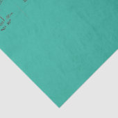 Gute Ferien! Rentier auf Green Seidenpapier (Detail)