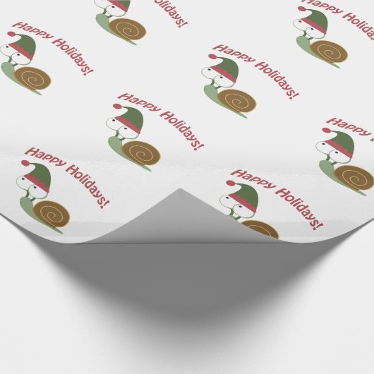Gute Ferien! Snail Elf Geschenkpapier (Ecke)