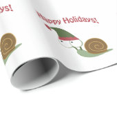 Gute Ferien! Snail Elf Geschenkpapier (Rolleneckpunkt)