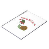 Gute Ferien! Snail Elf Notizblock (Linke Seite)