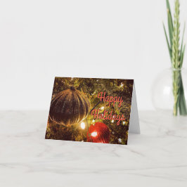 Gute Ferien und beste Wünsche Feiertagskarte