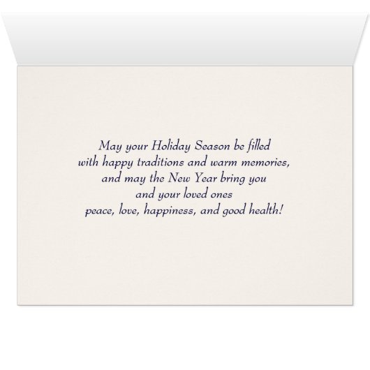 Gute Ferien. Vintage Winterskarte (Innenansicht Horizontal (Unten))