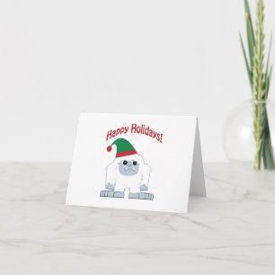 Gute Ferien! Weihnachten Yeti