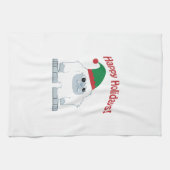 Gute Ferien! Weihnachten Yeti Handtuch (Horizontal)