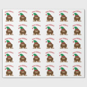 Gute Ferien! Weihnachtsbigfoot Geschenkpapier (Flach)